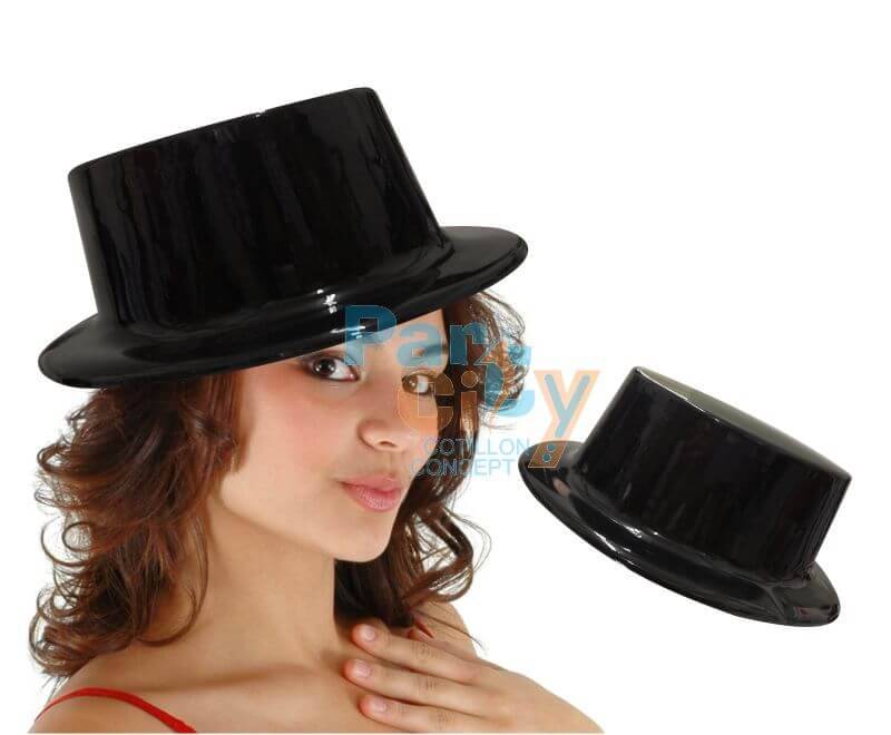 SOMBRERO GALERITA PLASTICA NEGRA
